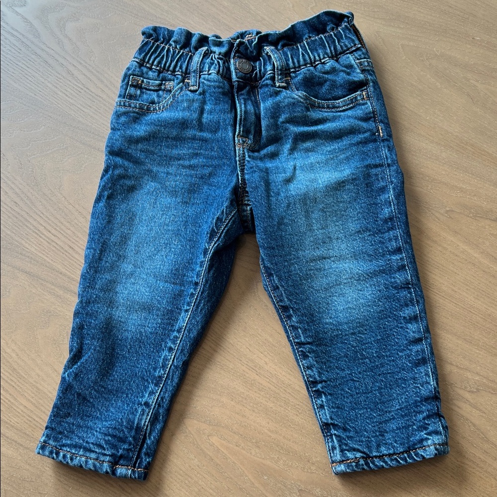 NWOT - Baby Gap Stylish Blue Denim Kids Jeans - 2 Years Old